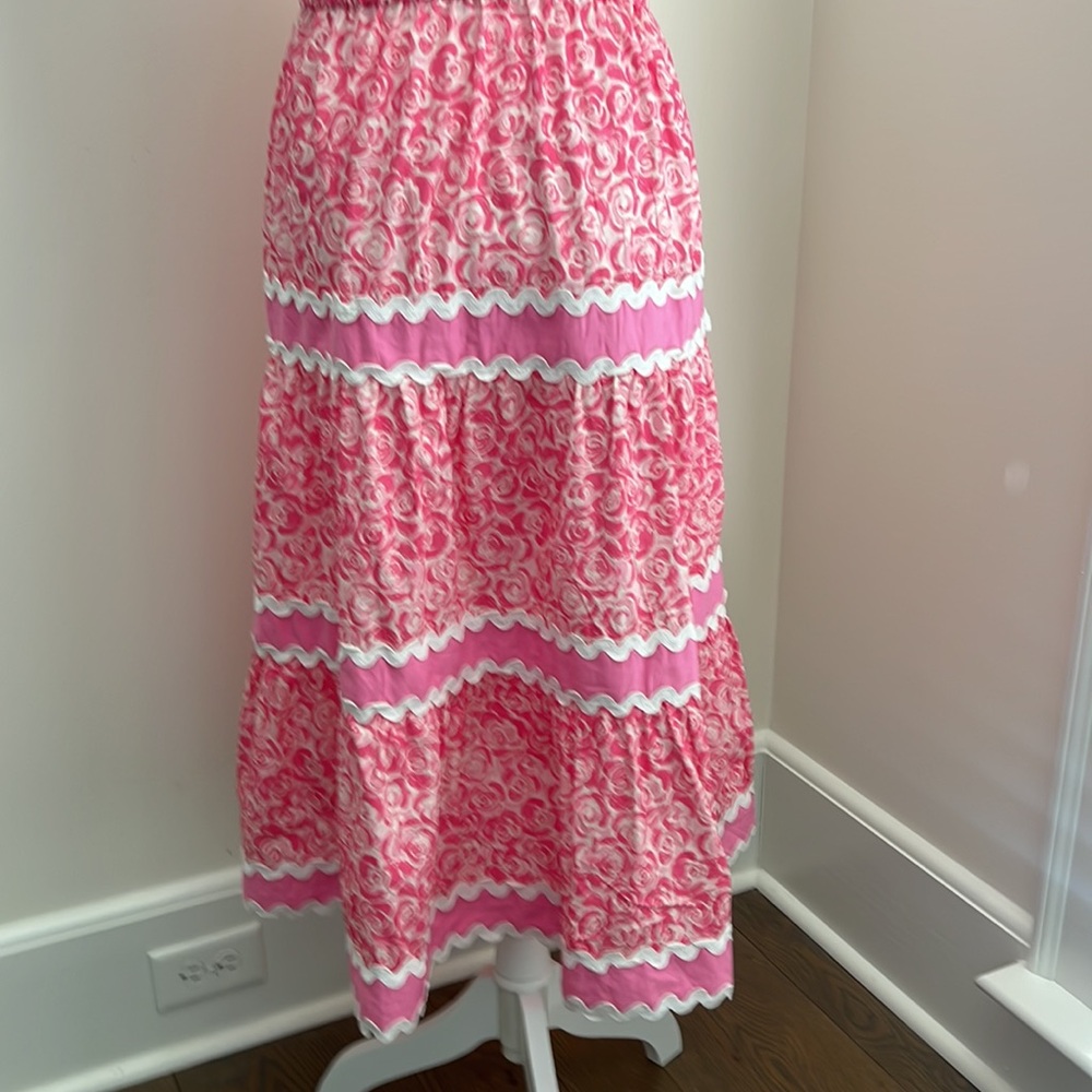 Women’s Sail to Sable dress floral rose print flutter sleeve size small NWT - Picture 8 of 11